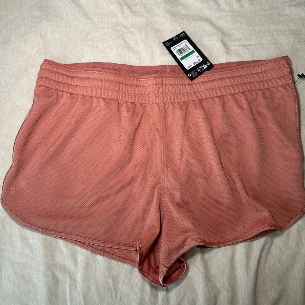 Under Armour Peach Vanish Knit Shorts